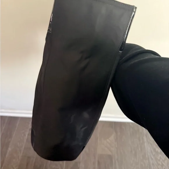 MCM Black Satchel with Silver Accents - Picture 13 of 13